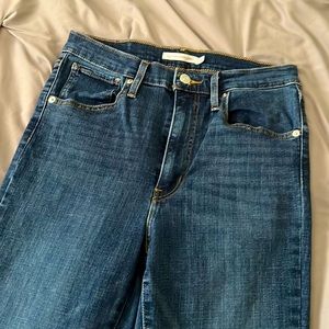 Womens Levi Mile High Super Skinny jeans